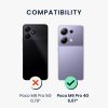 Kwmobile калъф за Poco M6 Pro, сив, силиконов, KWM000020MJ004C