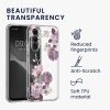 Комплект калъф и защитно фолио Kwmobile за Samsung Galaxy A54 5G, многоцветен, силикон/закалено стъкло, KWM000021SG002C