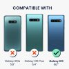 Комплект калъф и защитно фолио Kwmobile за Samsung Galaxy S10, многоцветен, силикон/закалено стъкло, KWM000021SH001C