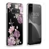 Комплект калъф и защитно фолио Kwmobile за Samsung Galaxy S10e, многоцветен, силикон/закалено стъкло, KWM000021SI001C