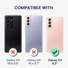 Комплект калъф и защитно фолио Kwmobile за Samsung Galaxy S21, многоцветен, силикон/закалено стъкло, KWM000021SJ001C