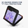 Kwmobile калъф за Samsung Galaxy Z Flip6, черен, силиконов, KWM000021SK001C