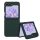 Kwmobile калъф за Samsung Galaxy Z Flip6, тъмнозелен, силиконов, KWM000021SK004C