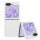 Kwmobile калъф за Samsung Galaxy Z Flip6, бял, силиконов, KWM000021SK006C