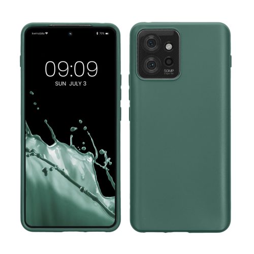 Kwmobile калъф за Motorola ThinkPhone, зелен, силиконов, KWM000018PC002C