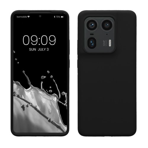Kwmobile калъф за Motorola Edge 50 Ultra, черен, силиконов, KWM000022SX001C