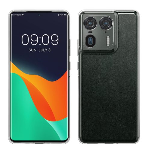 Kwmobile калъф за Motorola Edge 50 Ultra, прозрачен, силиконов, KWM000022SY001C