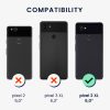 Kwmobile калъф за Google Pixel 2 XL, син, силиконов, KWM000008JS003C