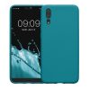 Kwmobile калъф за Huawei P20, син, силиконов, KWM000008PX017C