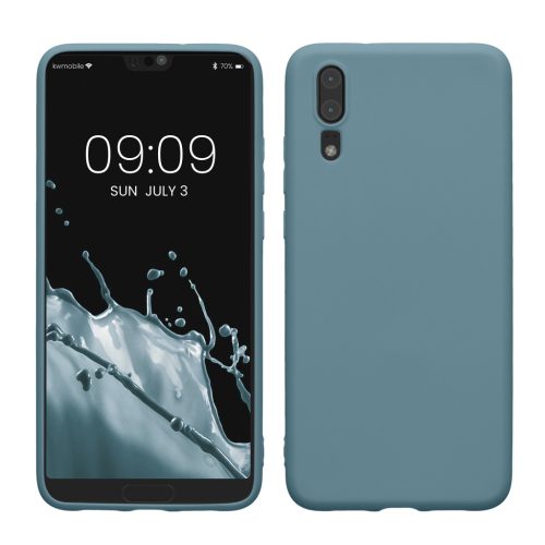 Kwmobile калъф за Huawei P20, зелен, силиконов, KWM000008PX018C