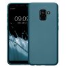 Силиконов калъф Kwmobile за Samsung Galaxy A8 (2018), син, KWM0000093L013C