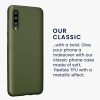 Kwmobile калъф за Samsung Galaxy A50, зелен, силиконов, KWM000009TA018C