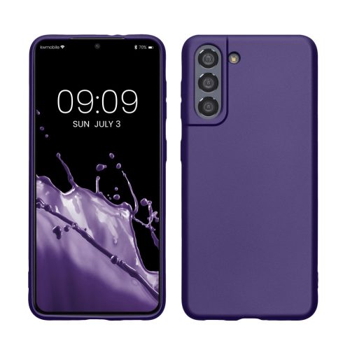 Kwmobile калъф за Samsung Galaxy S21, син, силиконов, KWM000012BU018C