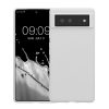 Kwmobile калъф за Google Pixel 6, бял, силиконов, KWM000013DV049C
