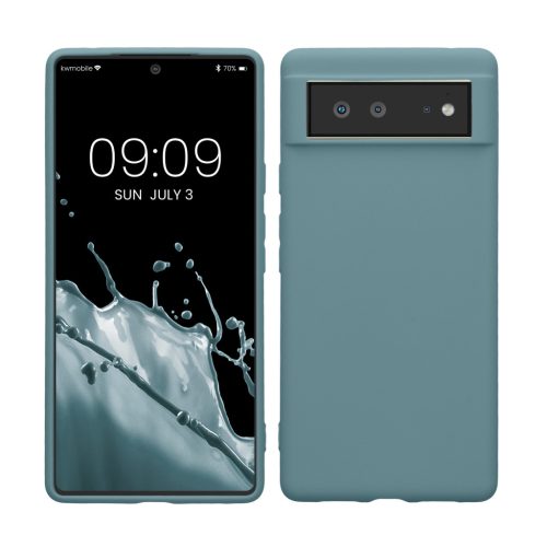 Kwmobile калъф за Google Pixel 6, зелен, силиконов, KWM000013DV050C