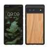 Kwmobile калъф за Google Pixel 6, кафяв, дърво/силикон, KWM000013NC002C