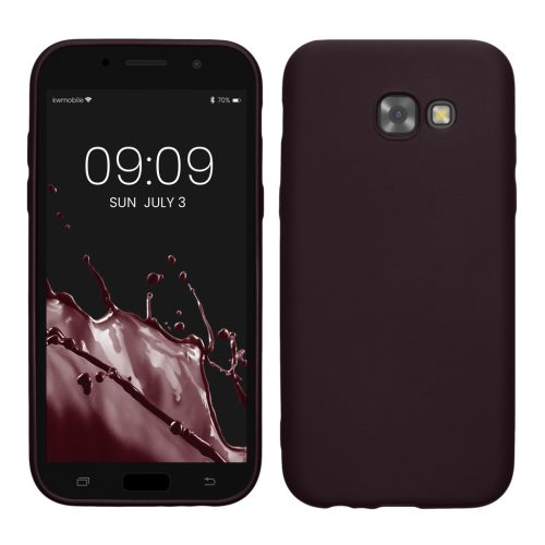 Kwmobile калъф за Samsung Galaxy A5 (2017), тъмно лилав, силиконов, KWM0000156F010C