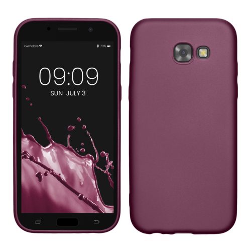 Силиконов калъф Kwmobile за Samsung Galaxy A5 (2017), син, KWM0000156F011C