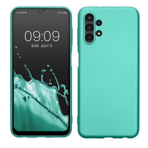 Kwmobile калъф за Samsung Galaxy A13, зелен, силиконов, KWM000015KX020C