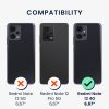 Kwmobile калъф за Xiaomi Redmi Note 12, черен/бял, силиконов, KWM000018UH002C