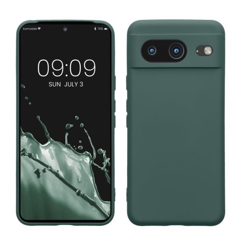Kwmobile калъф за Google Pixel 8, зелен, силиконов, KWM0000208L026C