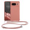 Kwmobile калъф с връзка за връзка за Google Pixel 8, розов, силиконов, KWM0000208T007C