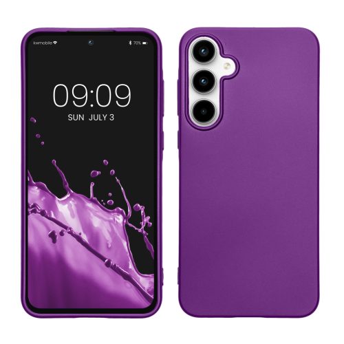 Kwmobile калъф за Samsung Galaxy A55 5G, лилав, силиконов, KWM000021MI014C