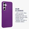 Kwmobile калъф за Samsung Galaxy A55 5G, лилав, силиконов, KWM000021MI014C