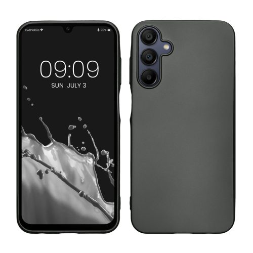 Kwmobile калъф за Samsung Galaxy A15 5G, сив, силиконов, KWM000021MJ009C