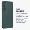 Kwmobile калъф за Samsung Galaxy A25, зелен, силиконов, KWM000021MZ008C
