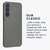 Kwmobile калъф за Samsung Galaxy A25, сив, силиконов, KWM000021MZ009C