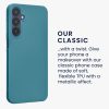 Kwmobile калъф за Samsung Galaxy A25, син, силиконов, KWM000021MZ010C