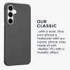Kwmobile калъф за Samsung Galaxy A35, сив, силиконов, KWM000021PC009C