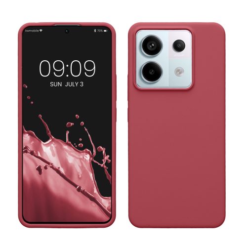 Kwmobile калъф за Xiaomi Redmi Note 13 Pro 5G, тъмно розов, силиконов, KWM000020LF015C
