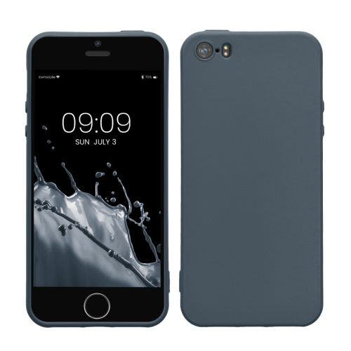 Kwmobile калъф за Apple iPhone 5/iPhone 5s/iPhone SE, тъмнозелен, силиконов, KWM000007UT017C