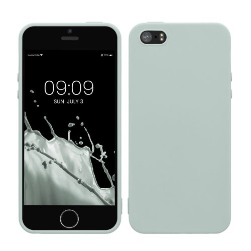 Kwmobile калъф за Apple iPhone 5/iPhone 5s/iPhone SE, светло зелен, силиконов, KWM000007UT019C