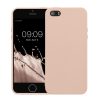 Kwmobile калъф за Apple iPhone 5/iPhone 5s/iPhone SE, кремав, силиконов, KWM000007UT020C