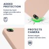 Kwmobile калъф за Apple iPhone 5/iPhone 5s/iPhone SE, кремав, силиконов, KWM000007UT020C