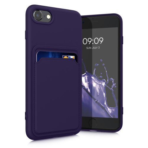 Kwmobile калъф за Apple iPhone SE (2022)/iPhone SE (2020)/iPhone 8, син, силиконов, KWM0000134I017C