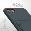 Kwmobile калъф за Apple iPhone SE (2022)/iPhone SE (2020)/iPhone 8, тъмнозелен, силиконов, KWM0000134I019C
