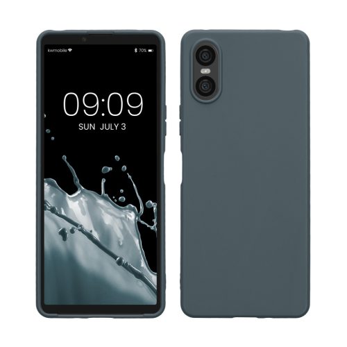 Kwmobile калъф за Sony Xperia 10 VI, тъмнозелен, силиконов, KWM000021TP002C