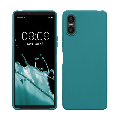 Kwmobile калъф за Sony Xperia 10 VI, син, силиконов, KWM000021TP003C