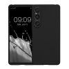 Kwmobile калъф за Sony Xperia 1 VI, черен, силиконов, KWM000021TR001C