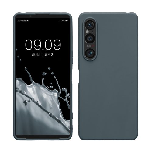 Kwmobile калъф за Sony Xperia 1 VI, тъмнозелен, силиконов, KWM000021TR002C