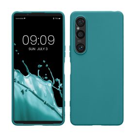   Kwmobile калъф за Sony Xperia 1 VI, син, силиконов, KWM000021TR003C