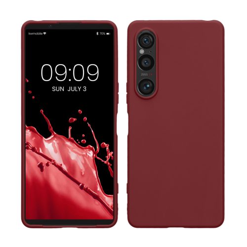 Kwmobile калъф за Sony Xperia 1 VI, лилав, силиконов, KWM000021TR005C