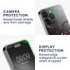 Комплект калъф и защитно фолио Kwmobile за Apple iPhone 15 Pro Max, многоцветен, силикон/закалено стъкло, KWM000022TG001C