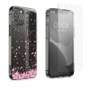 Комплект калъф и защитно фолио Kwmobile за Apple iPhone 12/iPhone 12 Pro, многоцветен, силикон/закалено стъкло, KWM000022TI001C