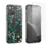 Комплект калъф и защитно фолио Kwmobile за Apple iPhone 12/iPhone 12 Pro, многоцветен, силикон/закалено стъкло, KWM000022TI002C
