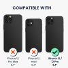Комплект калъф и защитно фолио Kwmobile за Apple iPhone 12/iPhone 12 Pro, многоцветен, силикон/закалено стъкло, KWM000022TI002C